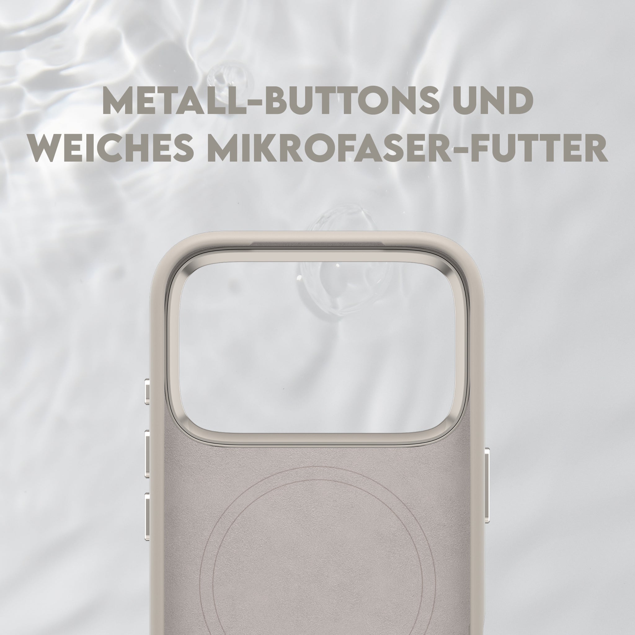 CARE™ by PanzerGlass® Flow Case Vanilla m. MagSafe iPhone 18 Pro | 17 Pro